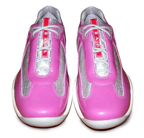 prada trainers womens pink|Prada white sneakers women's.